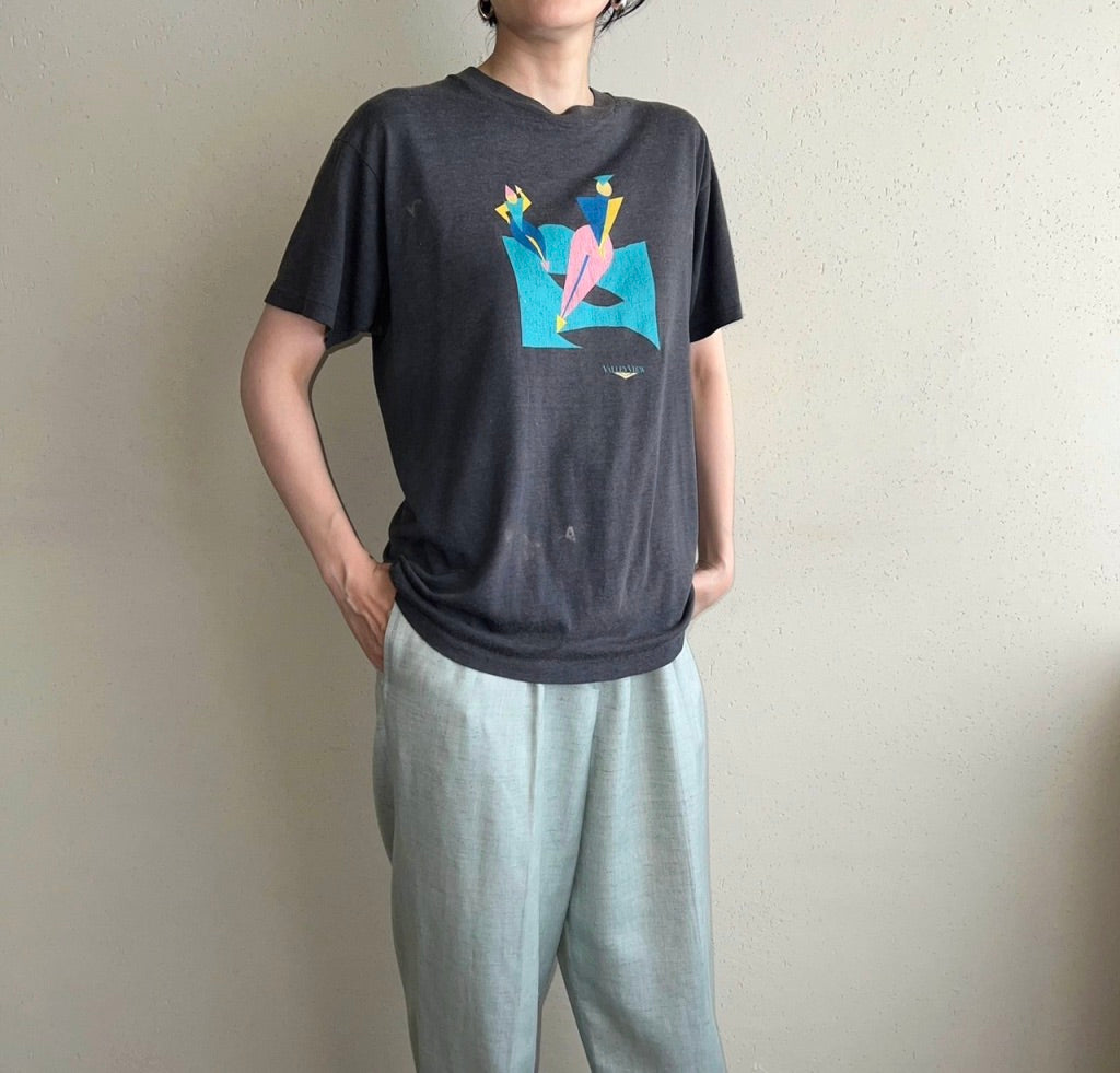 80s Printed T-shirt Made in USA