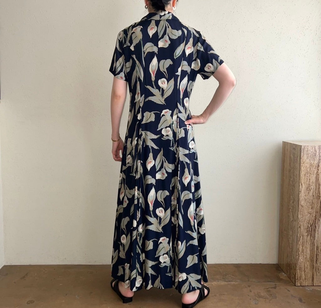 90s Printed Dress