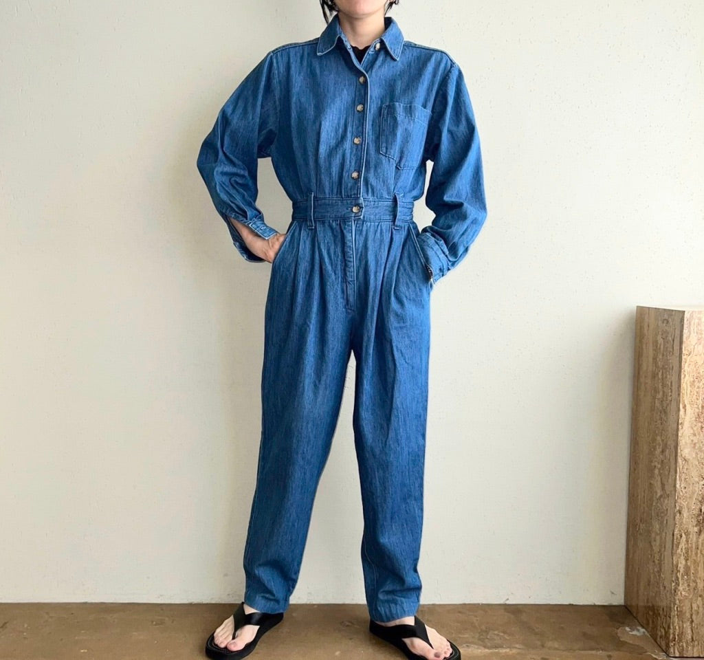 90s Denim Jumpsuit