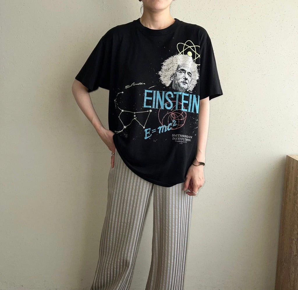 80s "EINSTEIN" Printed T-shirt