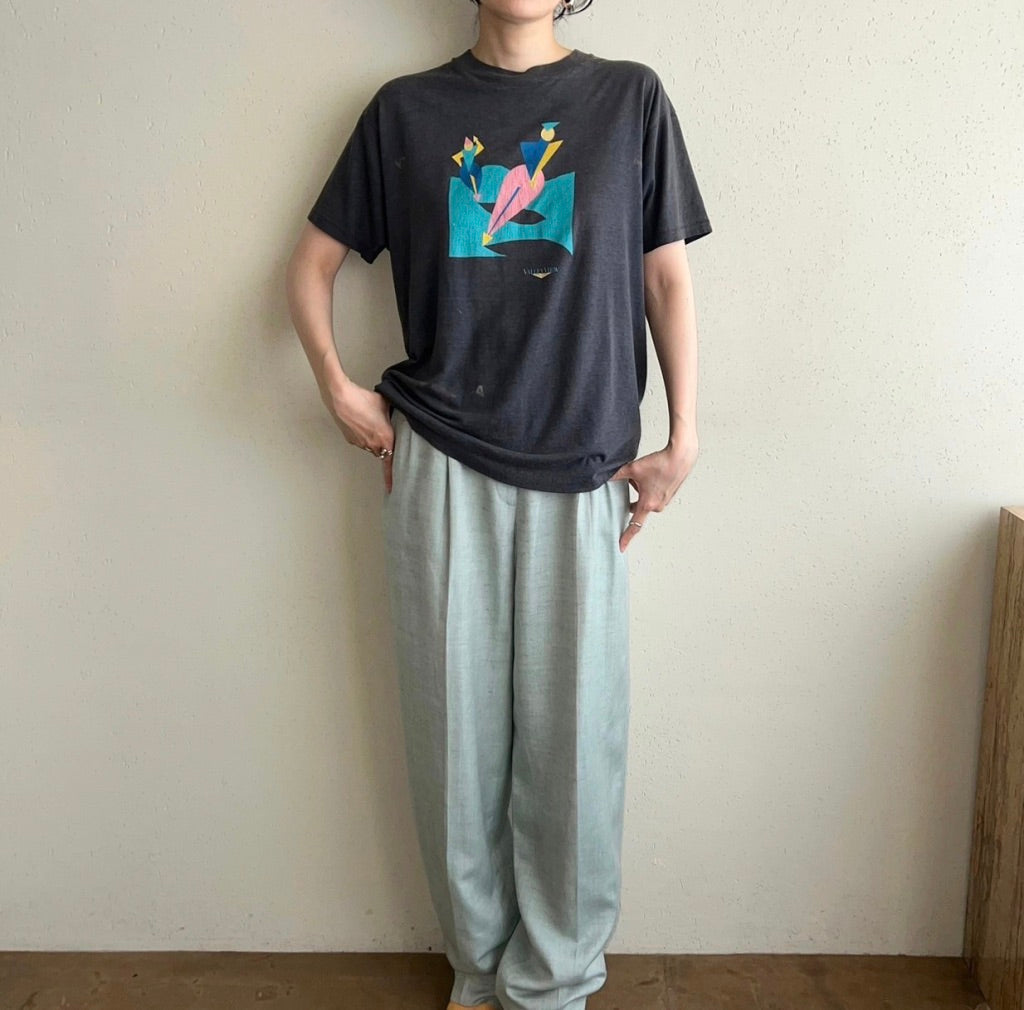 80s Printed T-shirt Made in USA