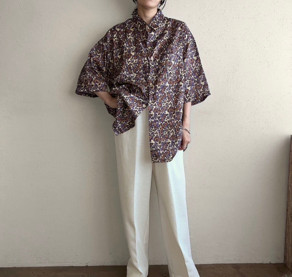 90s Paisley Blouse