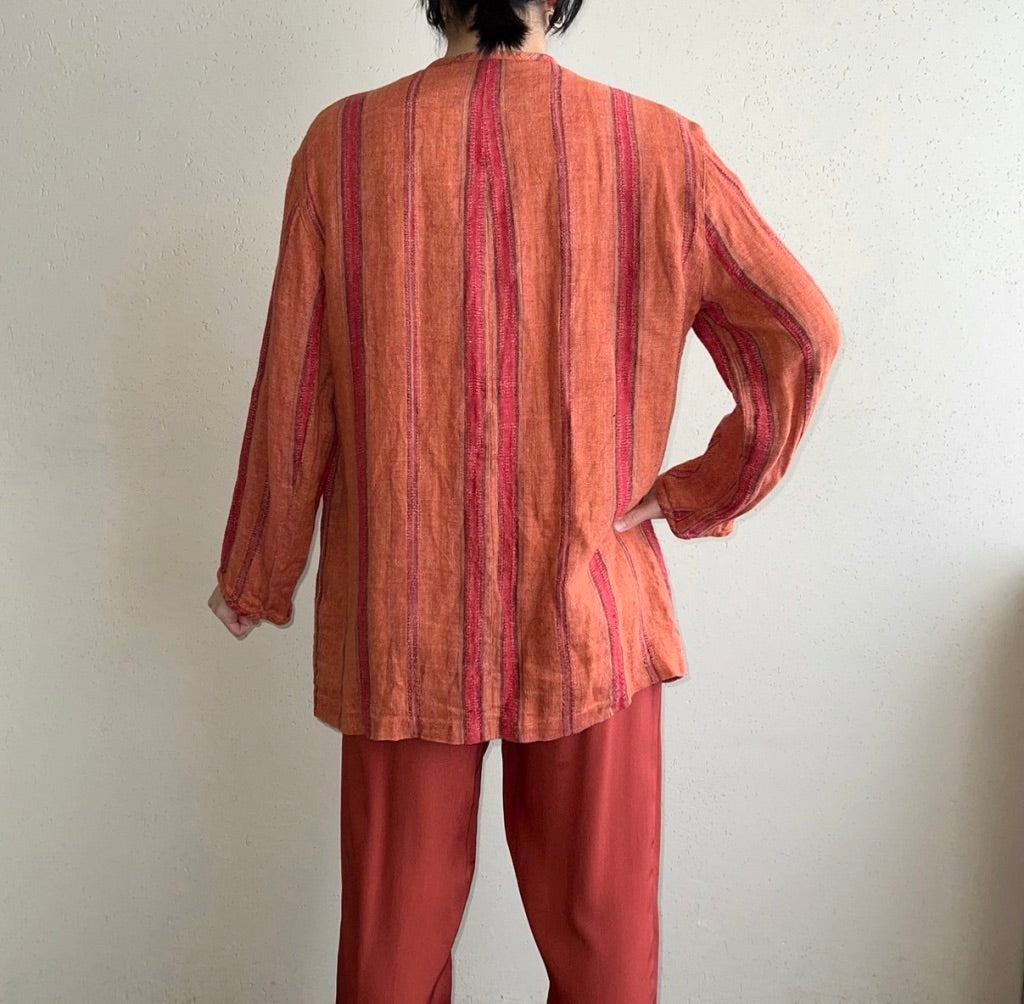 90s Linen Light Jacket Made in Belgium