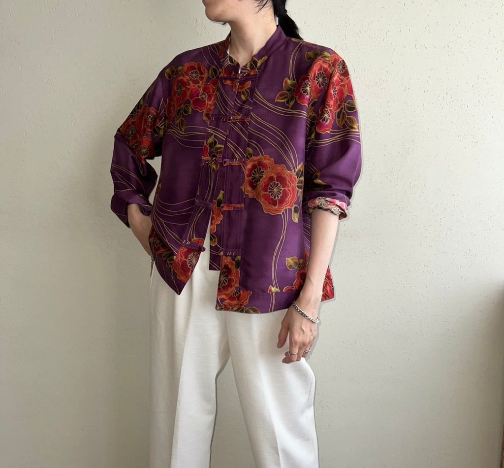 Asian Design Silk Blouse