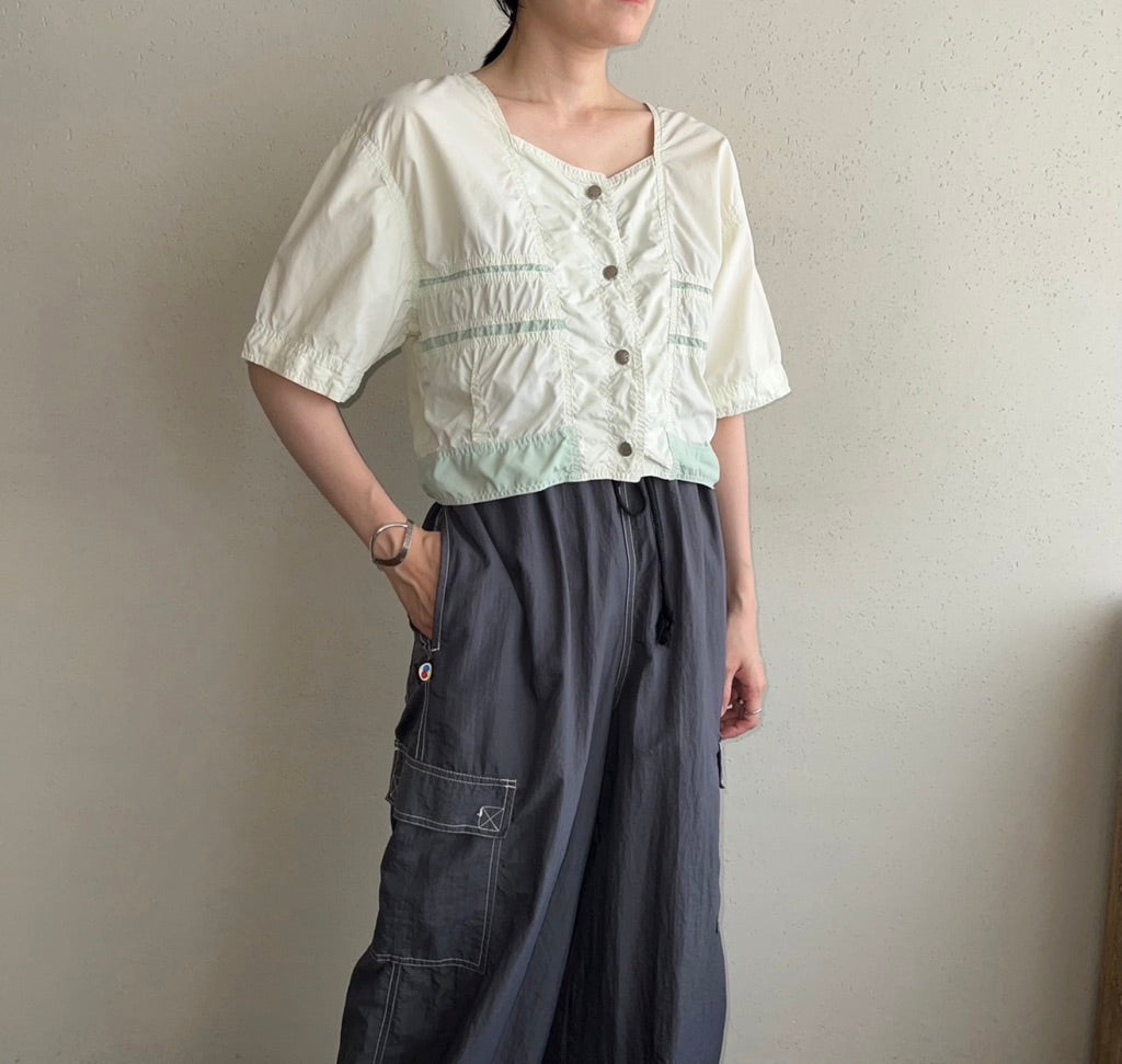 90s EURO Design Cotton Blouse