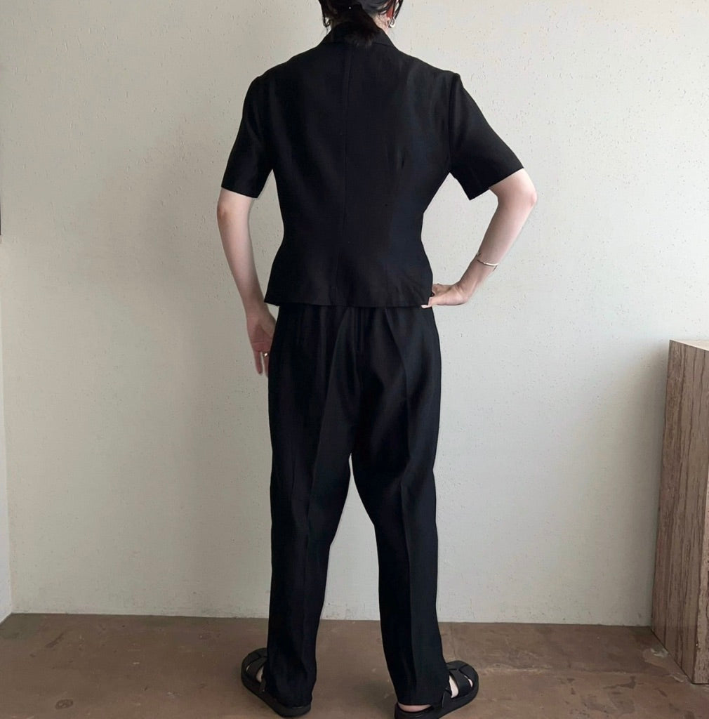 90s Black Two-Piece Made in USA