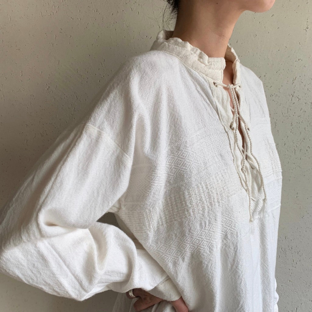 90s Lace up Top