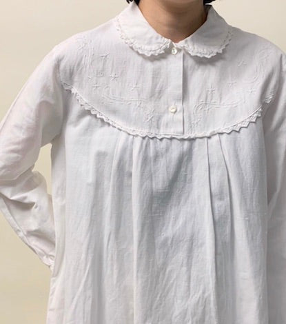80s White Dress Made in Italy