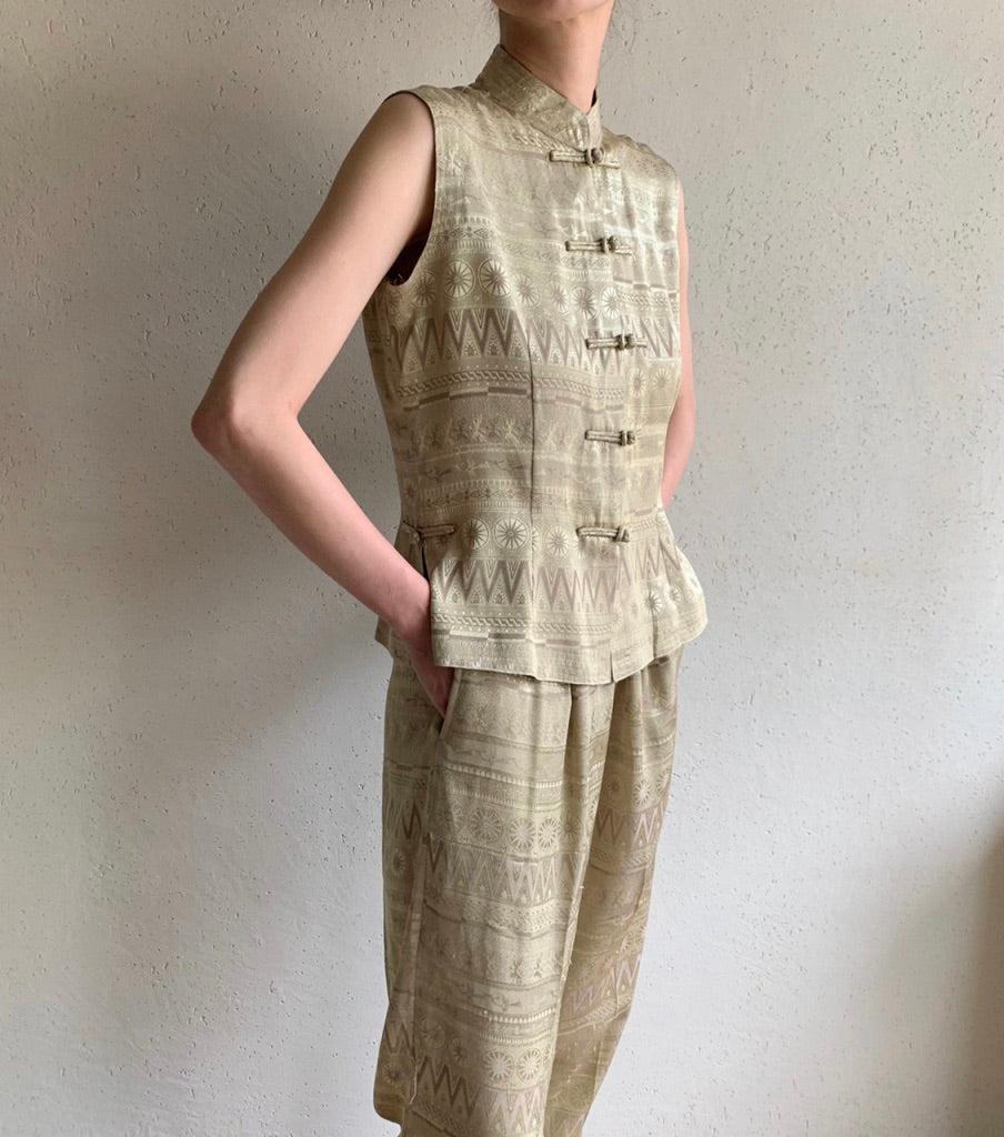 90s Asian Design Two-Piece