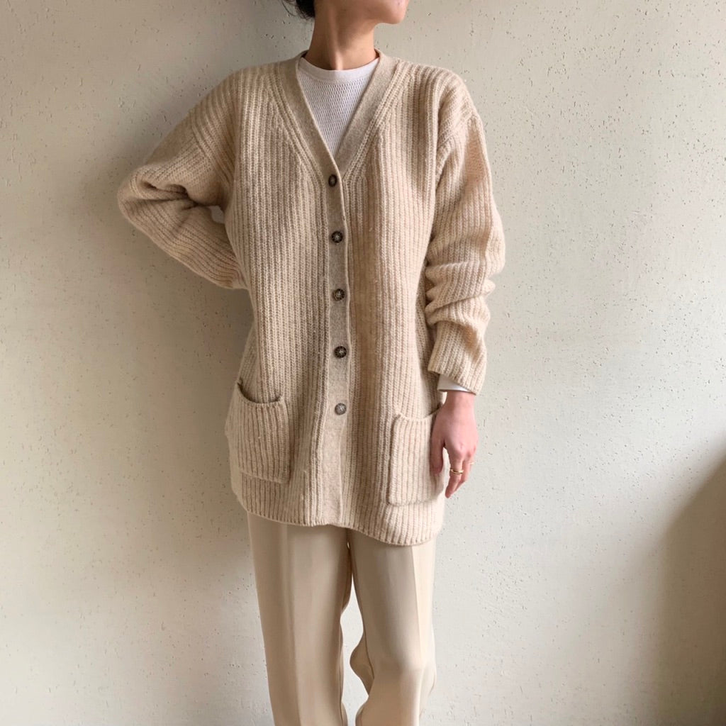 90s Long Knit Cardigan