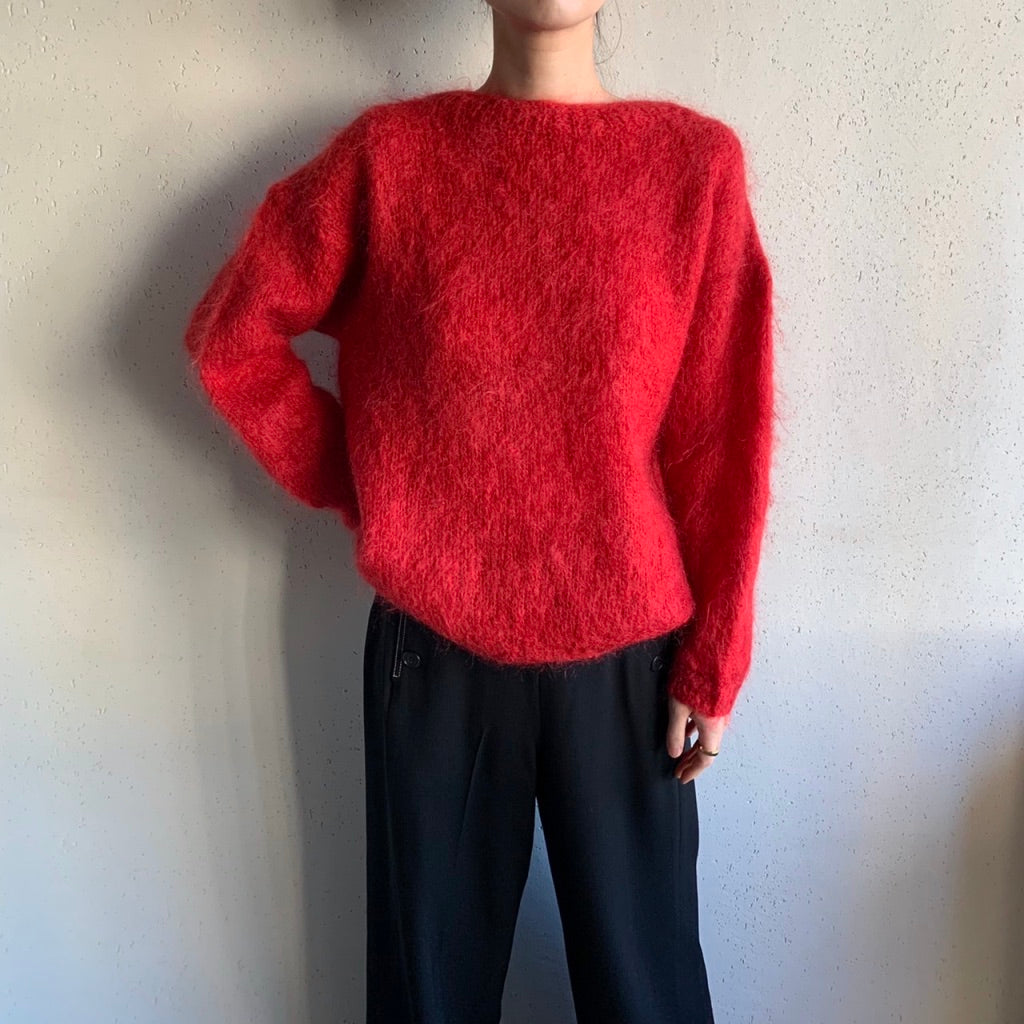 80s Red Knit