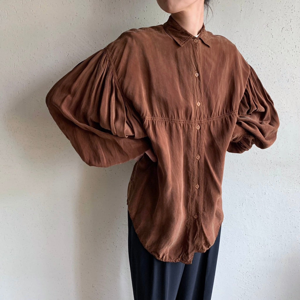 90s Balloon Sleeve Design Blouse Made in USA