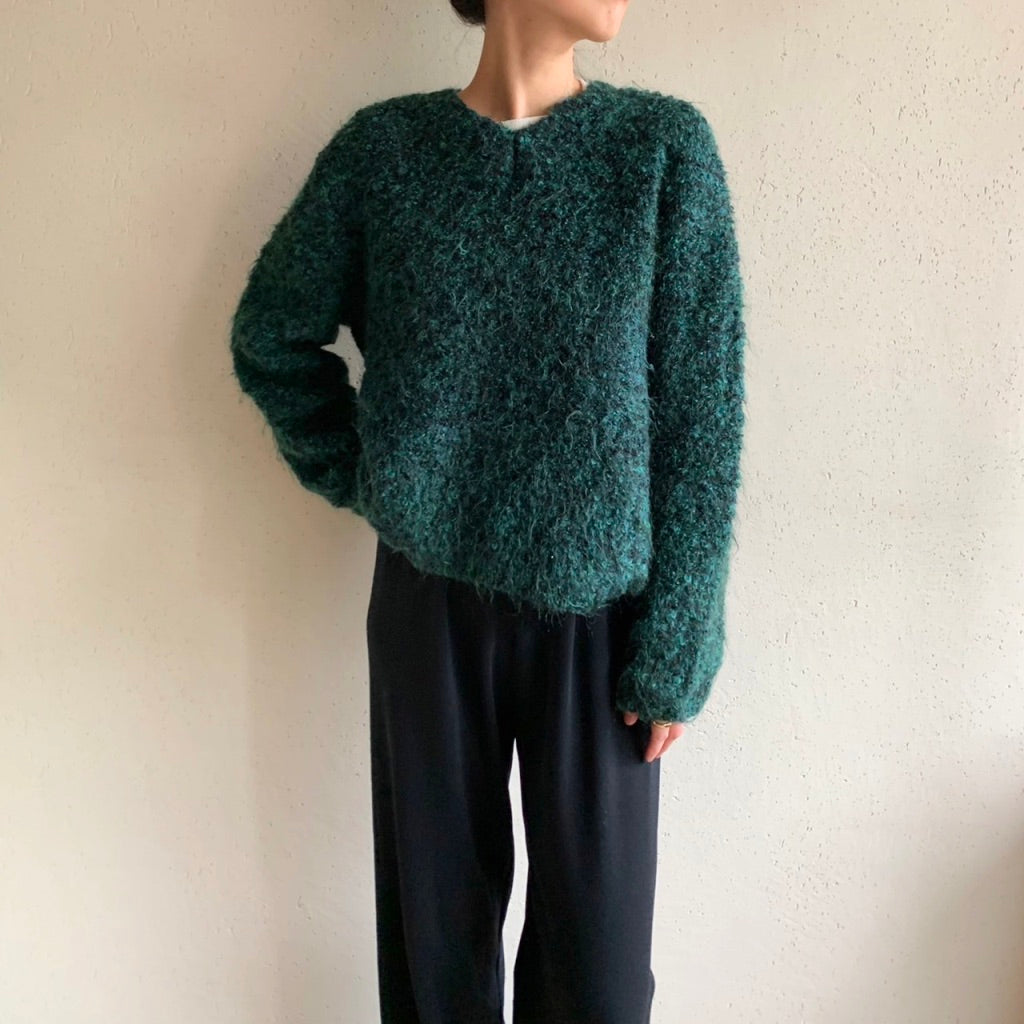 90s "northern isles" Mohair Knit