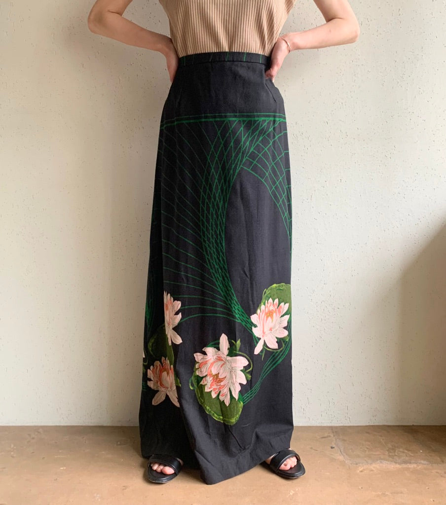 80s EURO Print Skirt