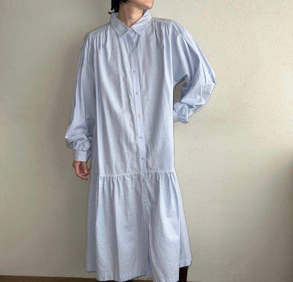 80s Shirt Dress Made in USA