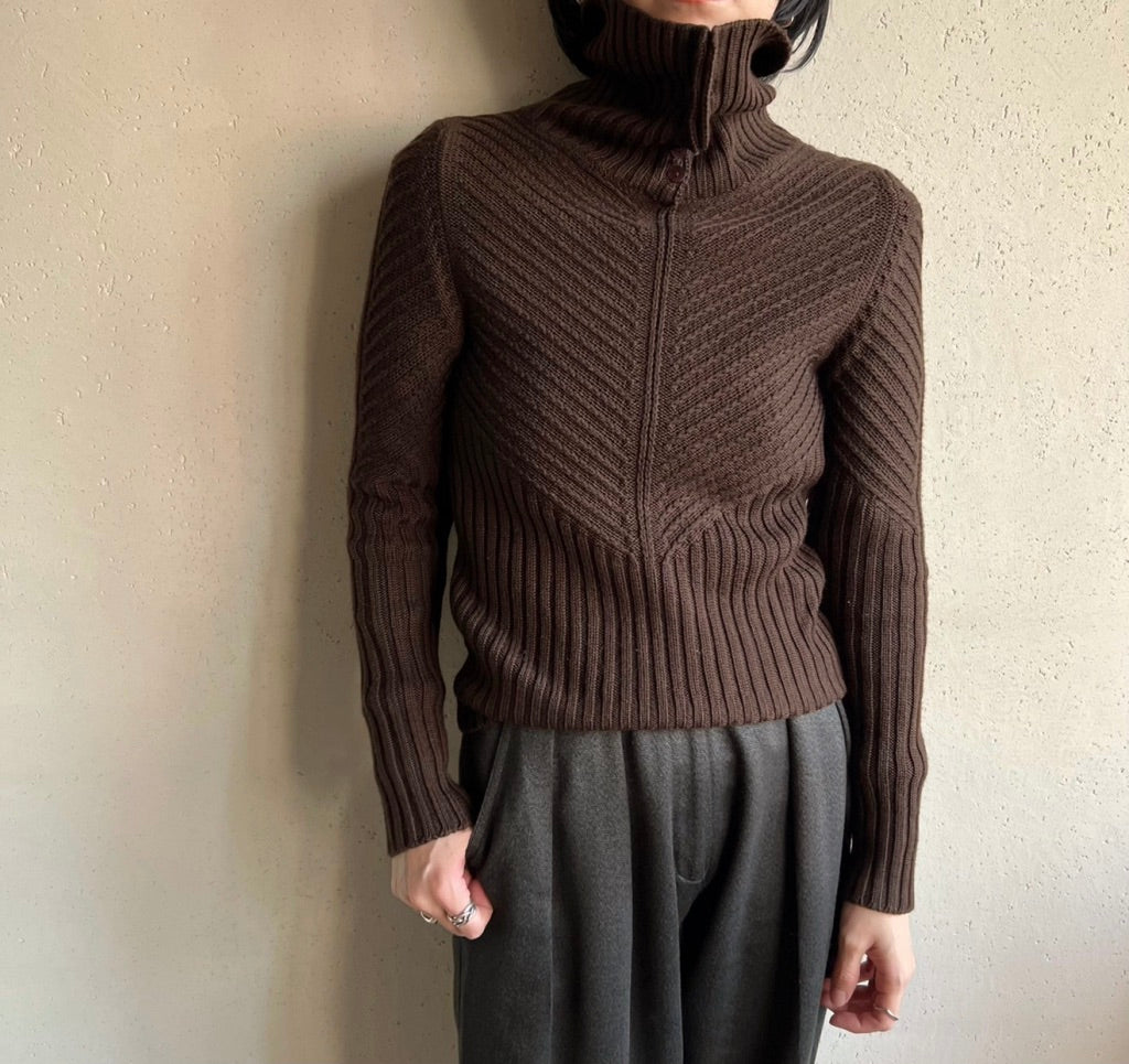 90s Design Knit Top Made in Italy