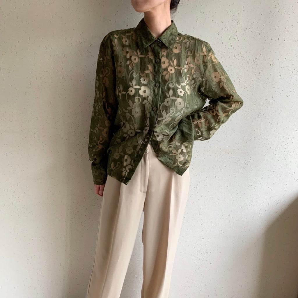 90s Sheer Blouse