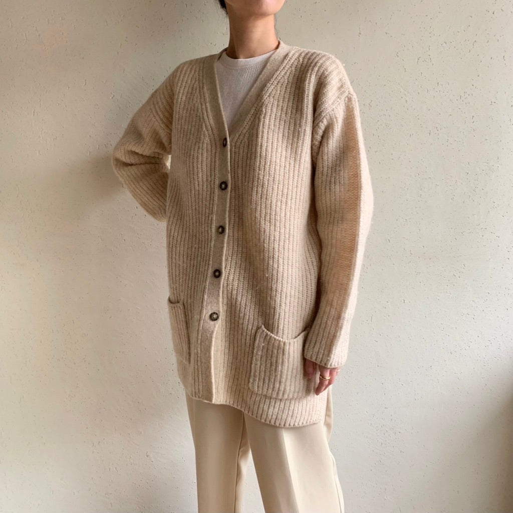 90s Long Knit Cardigan
