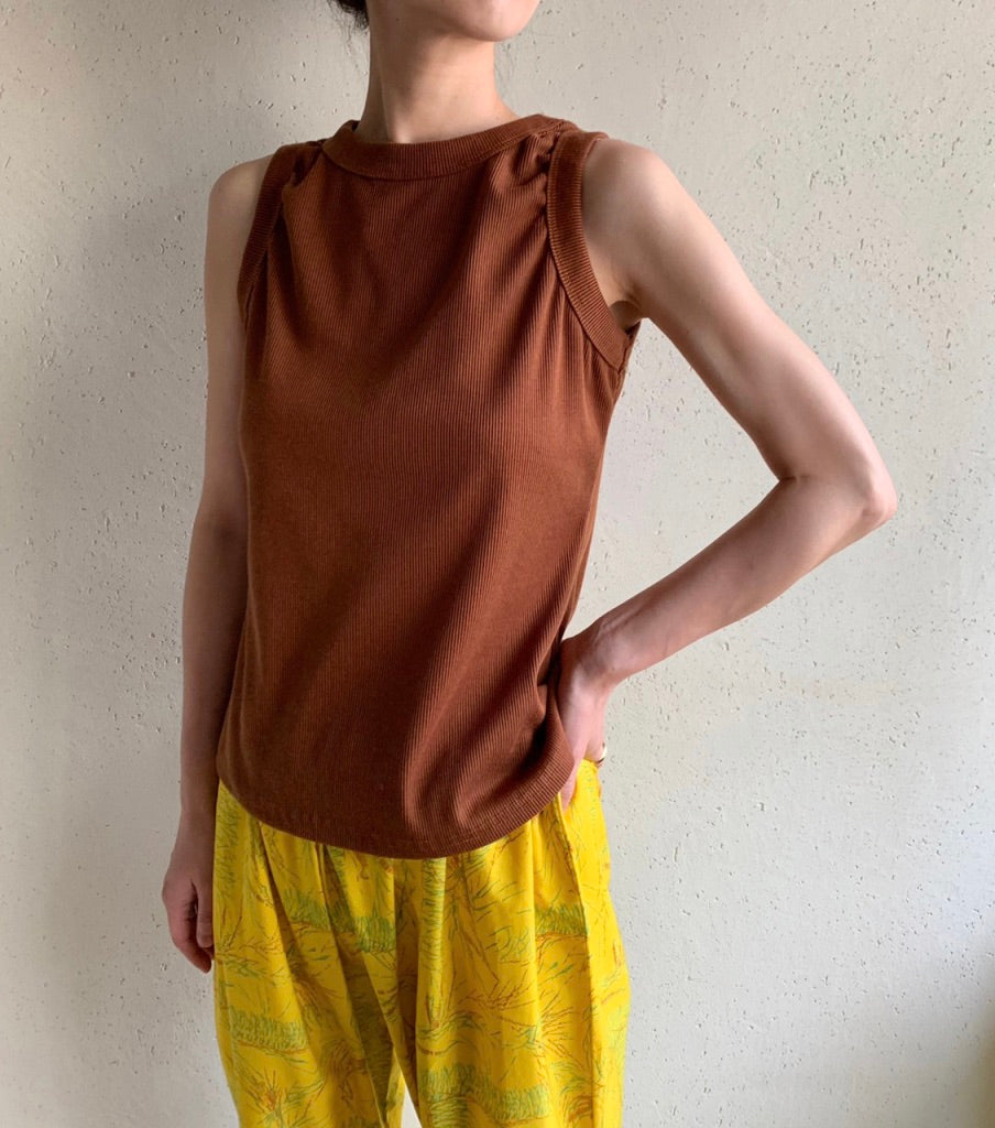 90s Sleeveless Ribbed Top