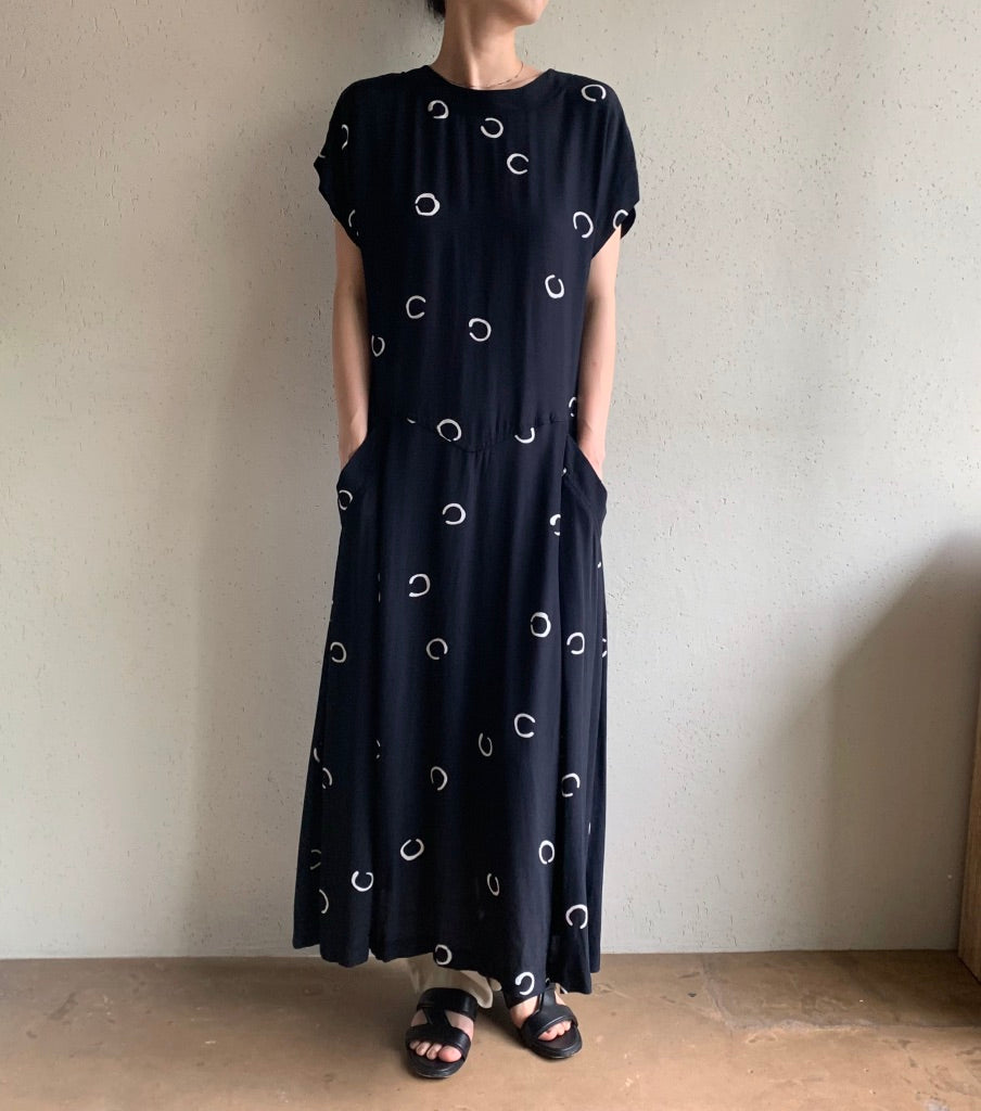 80s Print Dress