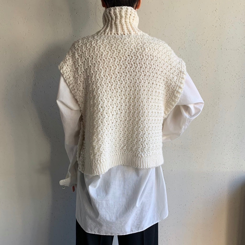 High Neck Knit Vest