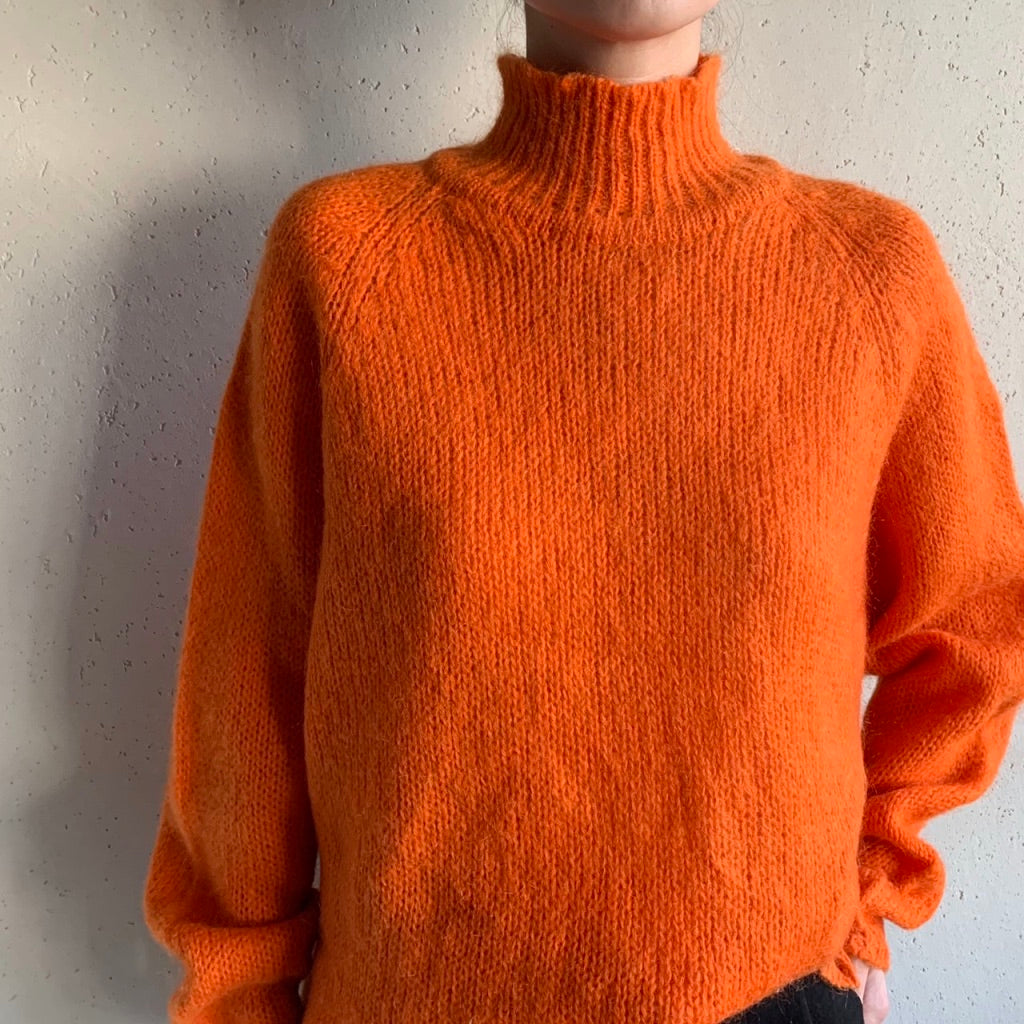 90s High Neck Mohair Knit