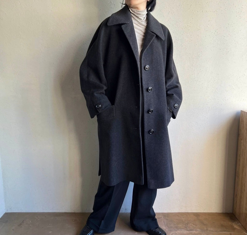 90s "SAKS FIFTH AVENUE" Cashmere Coat