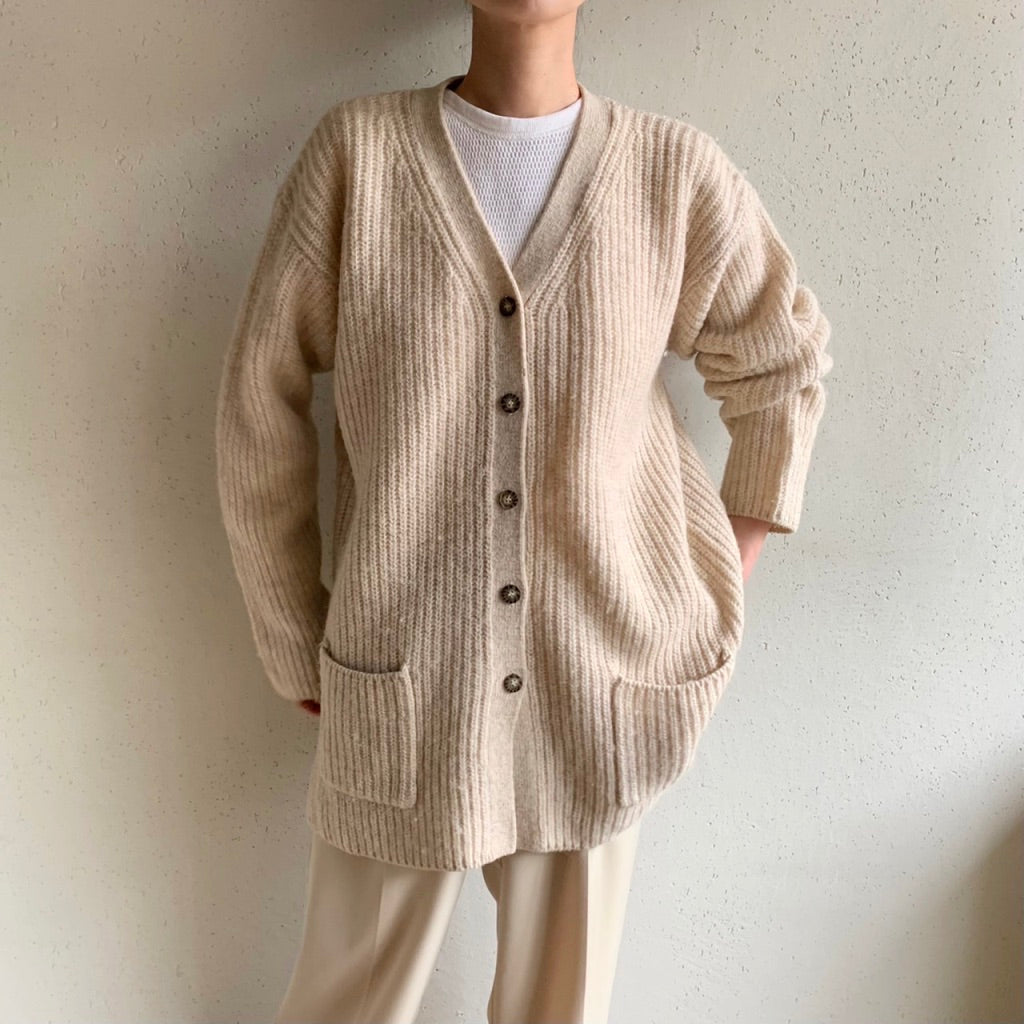 90s Long Knit Cardigan