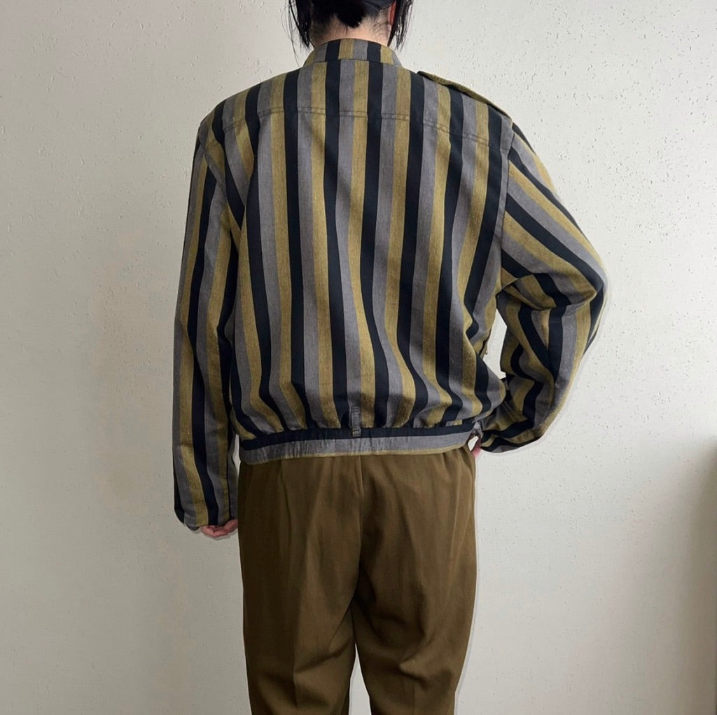 80s EURO Striped Jacket