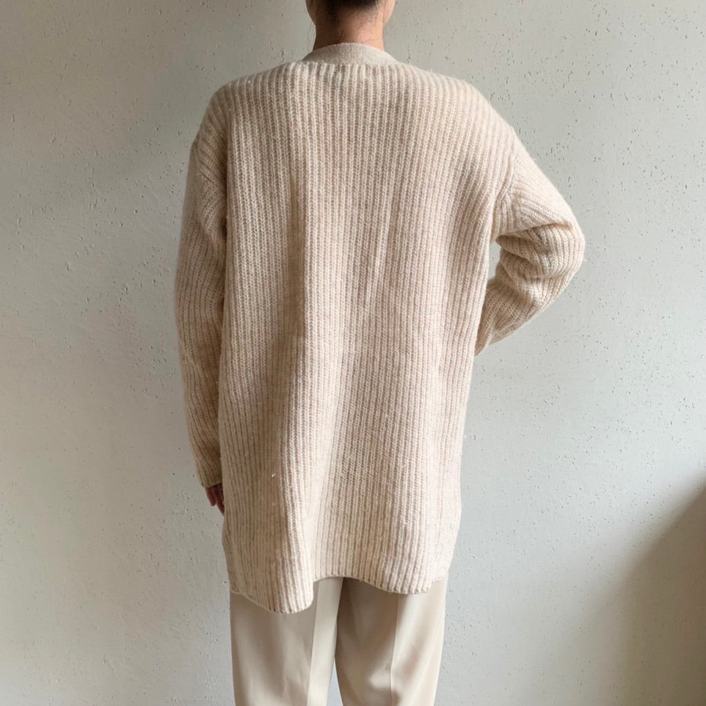 90s Long Knit Cardigan