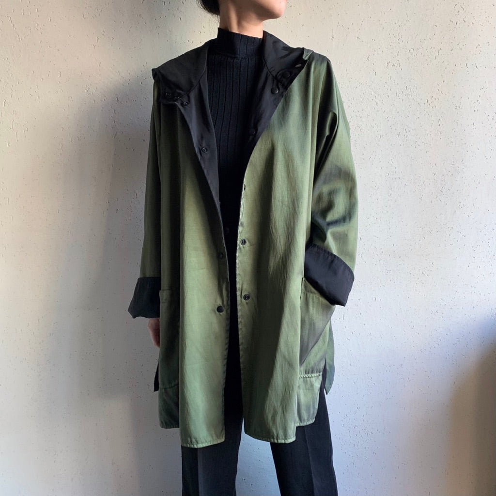 90s Reversible Hooded Light Jacket