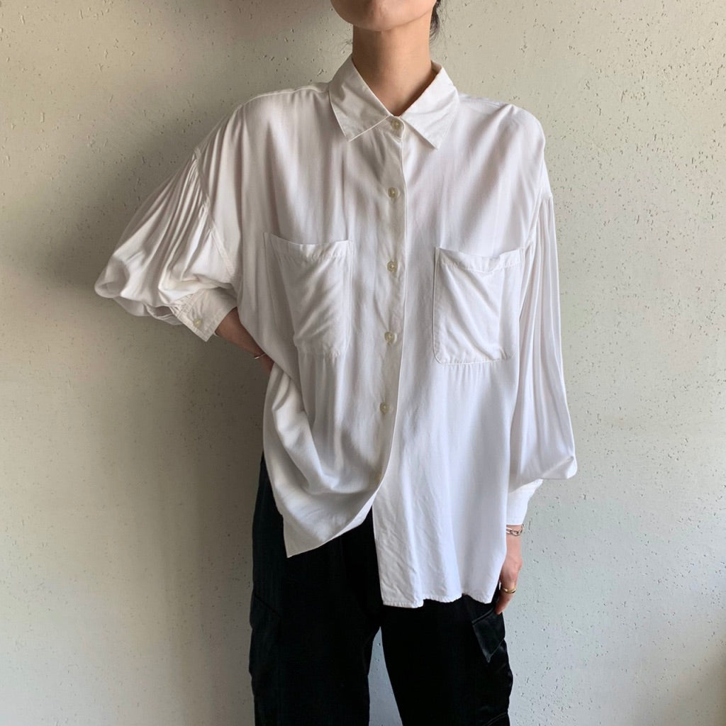 90s Balloon Sleeve Blouse