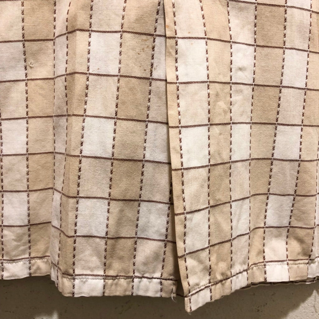 60s Sandy Mac Donald Plaid Box Shirt