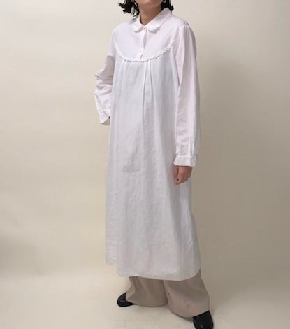 80s White Dress Made in Italy