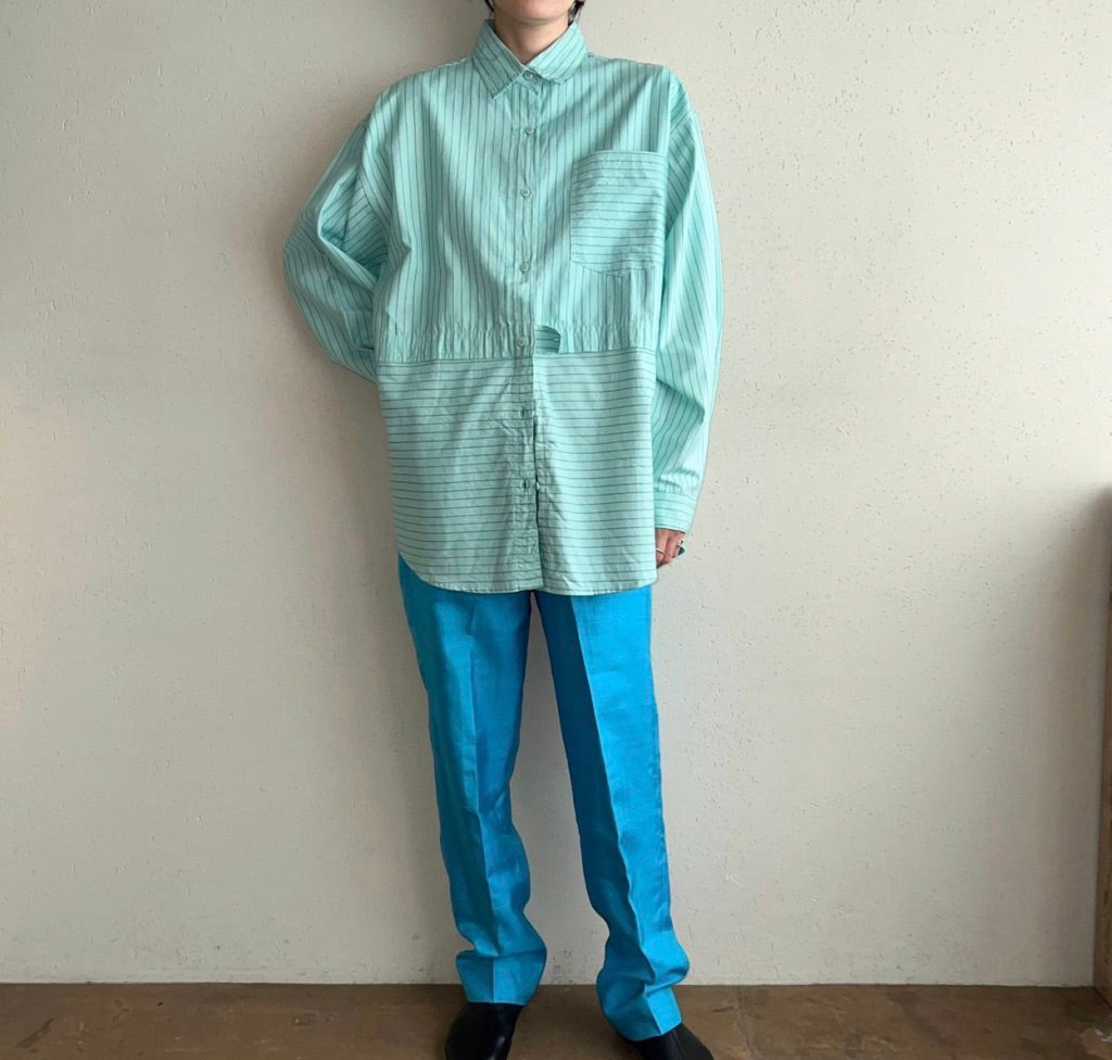 90s Striped Blouse