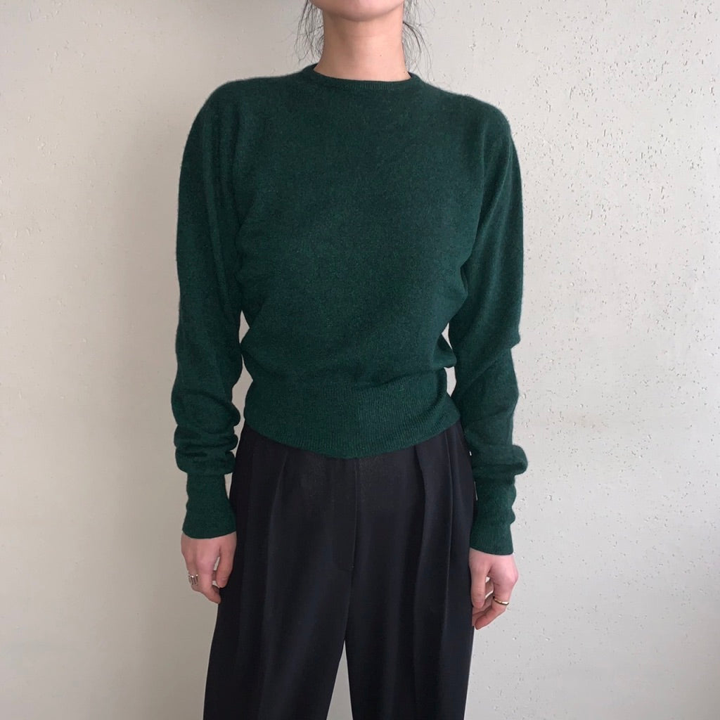 90s Green Light Knit Top