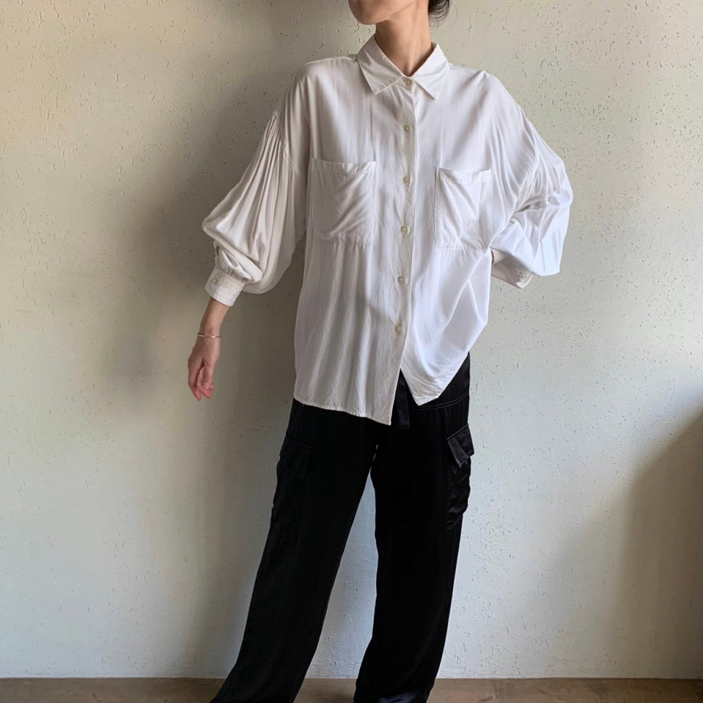 90s Balloon Sleeve Blouse