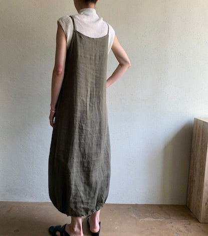90s Linen Dress Made in Italy
