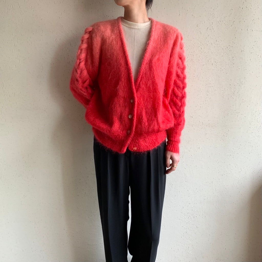 80s Gradation Knit Cardigan