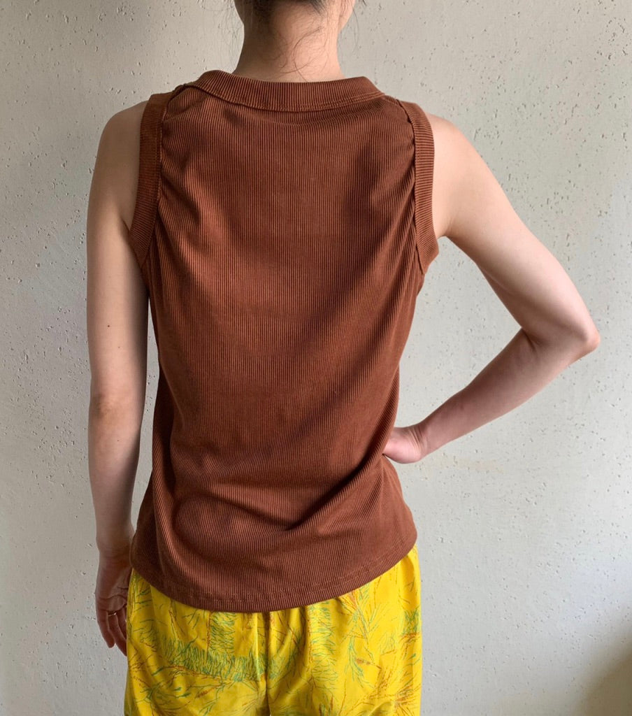 90s Sleeveless Ribbed Top