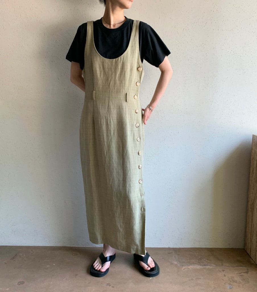 90s Plaid Dress Made in USA