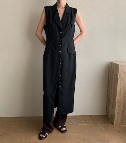 90s Sleeveless Dress Made in Italy