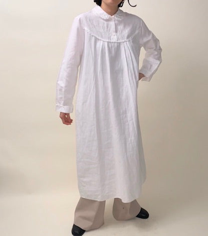 80s White Dress Made in Italy