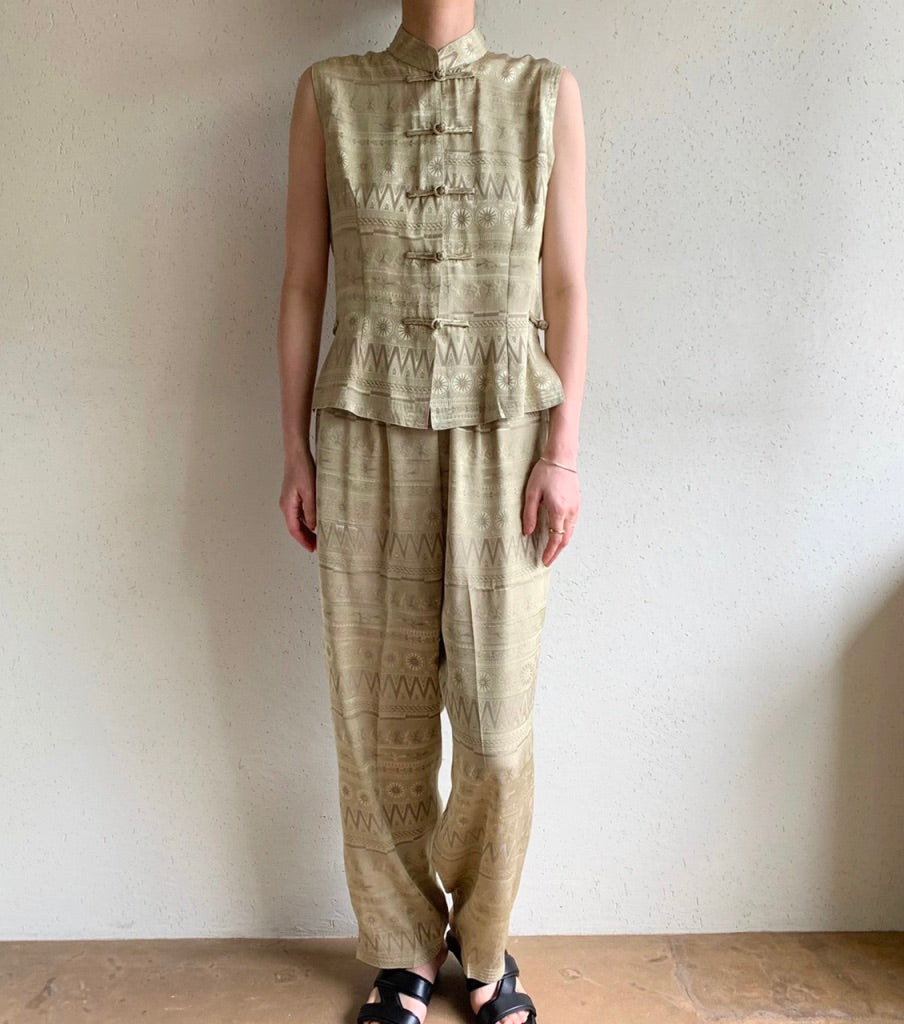90s Asian Design Two-Piece
