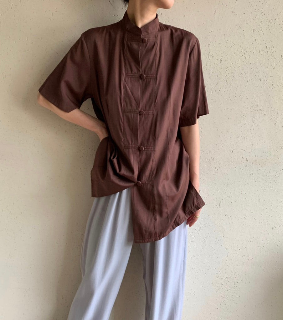 90s EURO Asian Design Blouse