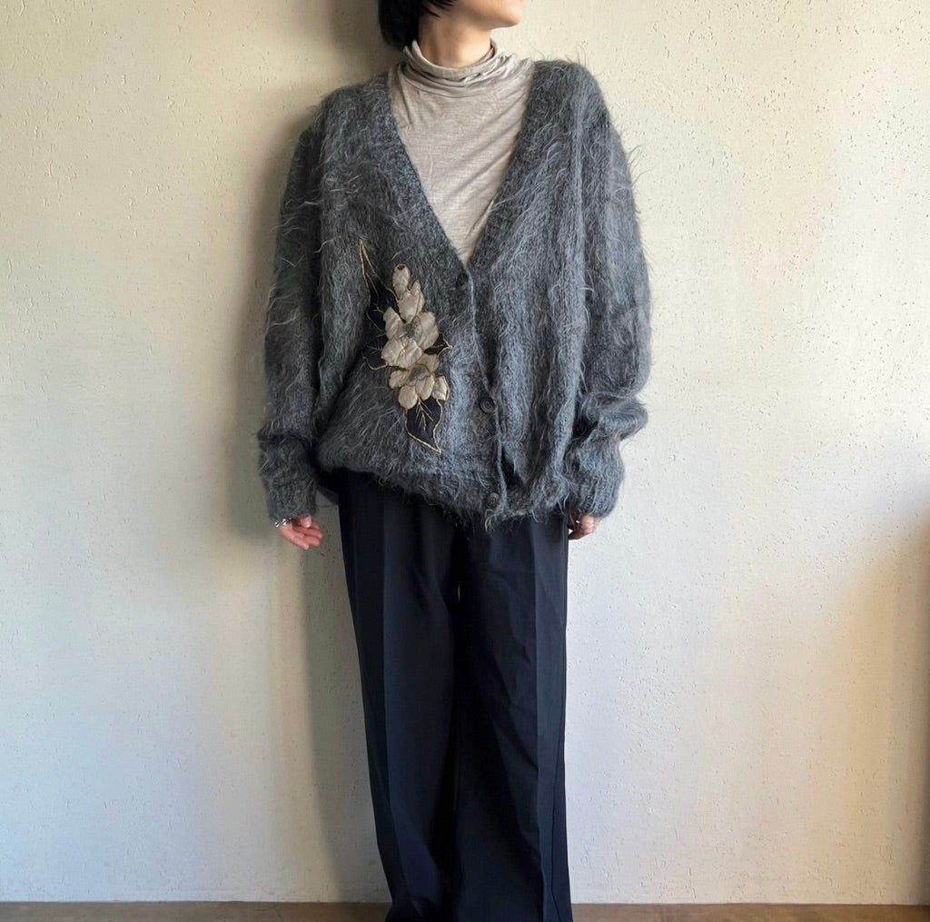 80s Knit Design Cardigan
