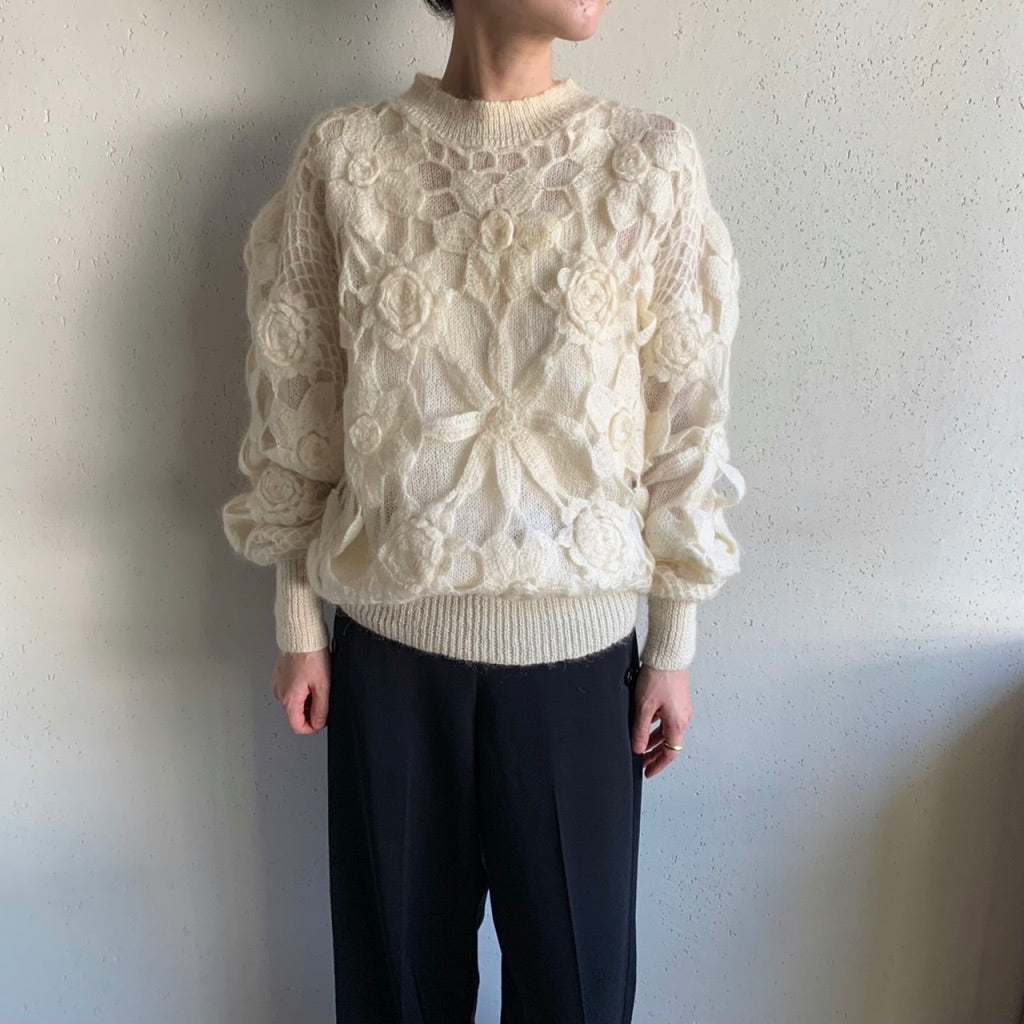 90s Mohair Design Knit