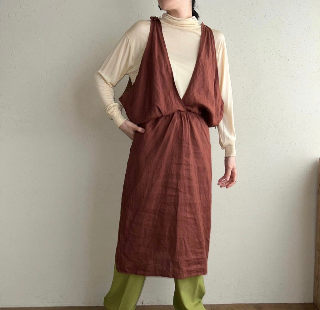 90s EURO Linen Dress