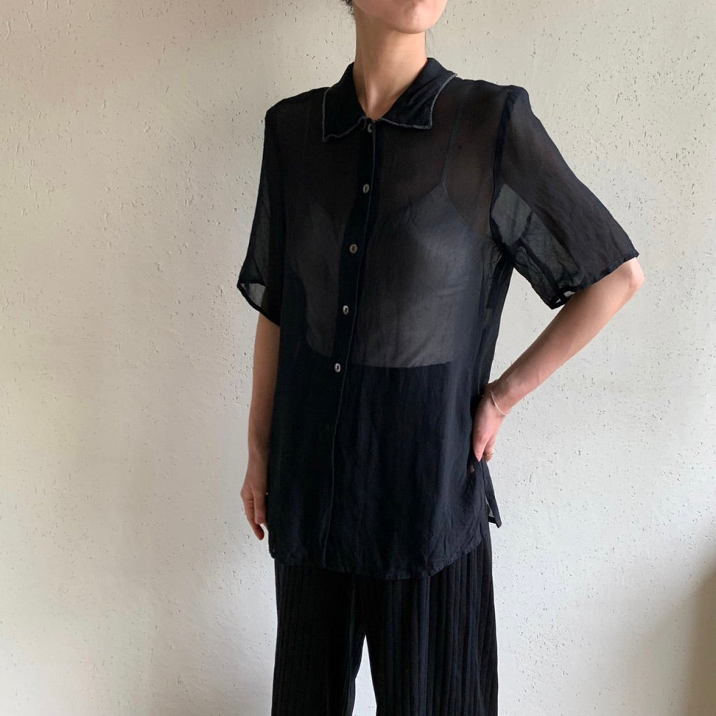 90s Sheer Blouse
