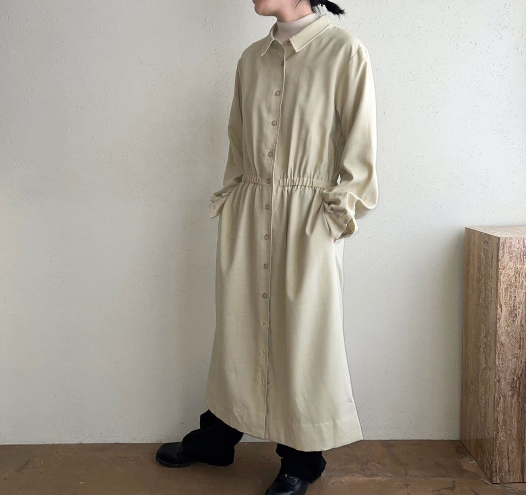 90s Shirt Dress Made in USA